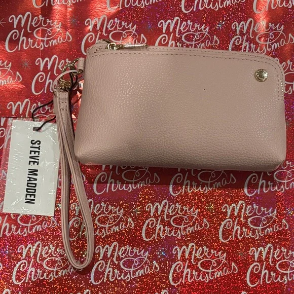 Steve Madden Blush Wristlet Clutch - Picture 1 of 7